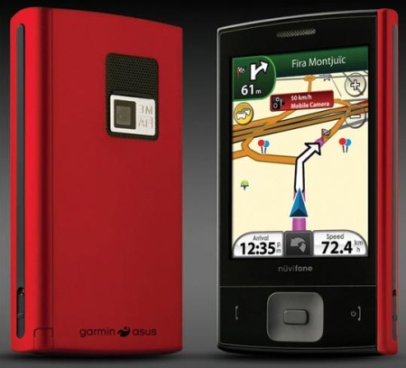 Garmin-Asus ��������� ������������ nuvifone M20