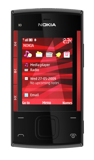 ����������� ������� Nokia X3 ��� � ������