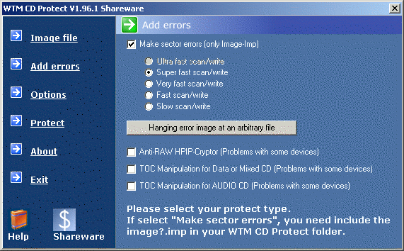 WTM CD Protect 2.41 - ������ ��������� ����