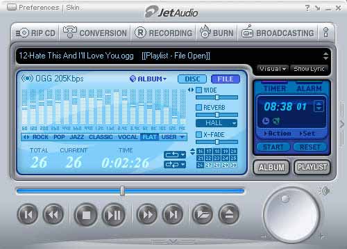 jetAudio Basic 8.0.6 - ���������� ����������