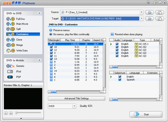 DVDFab 8.0.0.2 - ����������� DVD � ��������