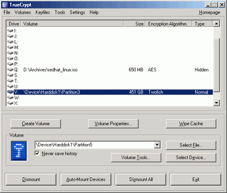 TrueCrypt v.5.0 - ���������� ������